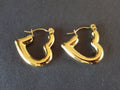 Anti-tarnish Open Heart Hoop Earrings for Women – Elegant  Hollow Heart Hoops, Sculptural Romantic Statement Jewelry,